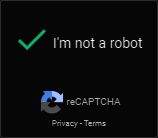 Color inverted and hue rotated ReCaptcha